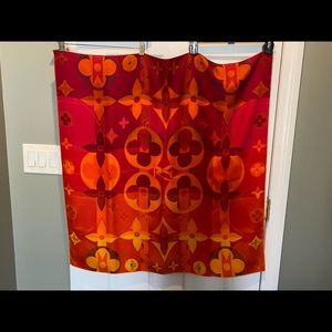 LV silk scarf